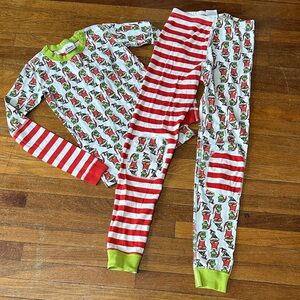 Hanna Andersson x Dr. Seuss Grinch Pajama Set Sz 160 // US 14